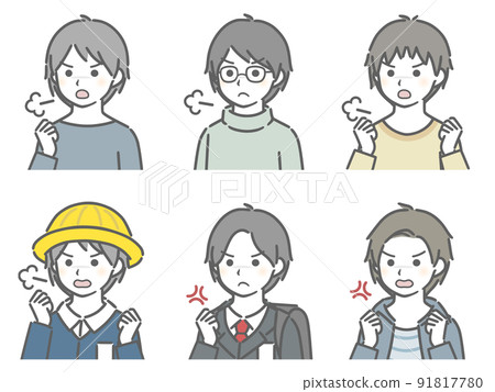 憤怒男孩斜上身套裝 憤怒男孩斜上身套裝 91817780