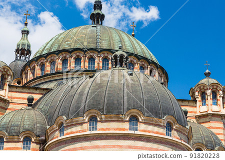 羅馬尼亞特蘭西瓦尼亞錫比烏歷史中心的聖三一大教堂 91820228