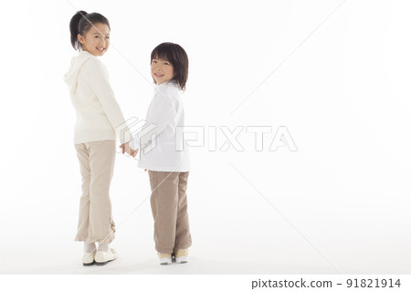 A brother turning hand in hand A brother turning hand in hand 91821914