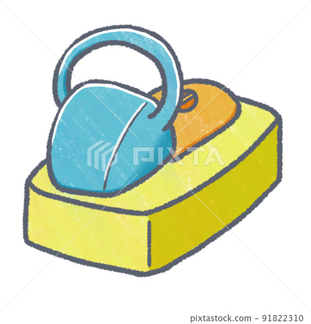 可愛便盆的插圖素材 可愛便盆的插圖素材 91822310