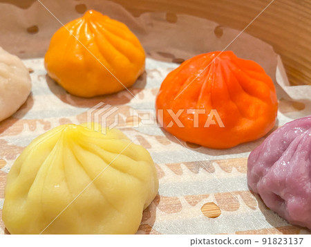 Chinese Shanghai specialty, eight-colored dumplings 91823137