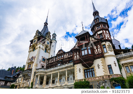 Perez Castle in Sinaia, Romania 91823573