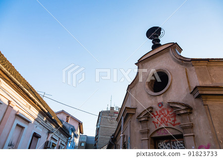 Cityscape of Belgrade, Serbia 91823733
