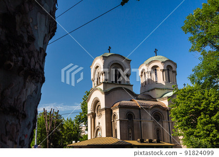 塞爾維亞貝爾格萊德聖亞歷山大涅夫斯基教堂 塞爾維亞貝爾格萊德聖亞歷山大涅夫斯基教堂 91824099