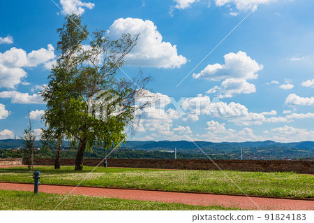 Petrovaradin Fortress in Novi Sad, Serbia 91824183