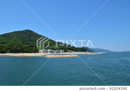 Scenery of Megijima in summer Kagawa Scenery of Megijima in summer Kagawa 91824598