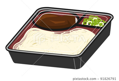 Zaru Somen in a plastic container 91826791