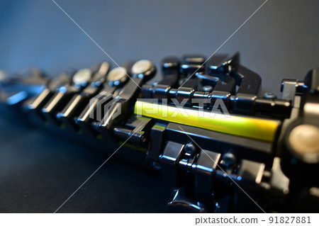 Up image of digital saxophone 91827881