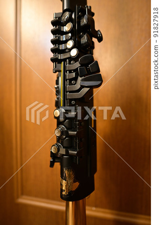 Up image of digital saxophone 91827918