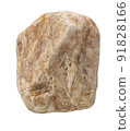 Stone  natural rock isolated on white with clipping can use for mock up,advertise 91828166