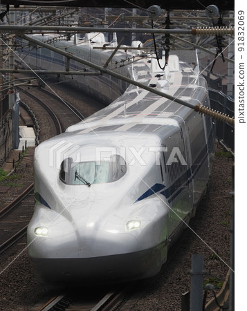 Shinkansen N700S J30 formation test run near Yamashina 91832069