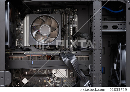 Inside a desktop computer Inside a desktop computer 91835739