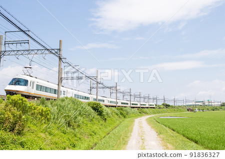【近鐵名古屋線】開往名古屋方向的特快列車 91836327