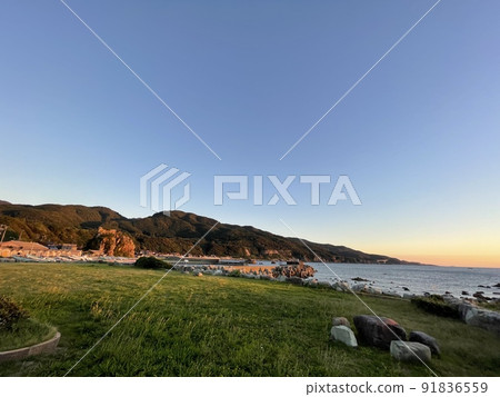 佐渡島日落海岸 91836559