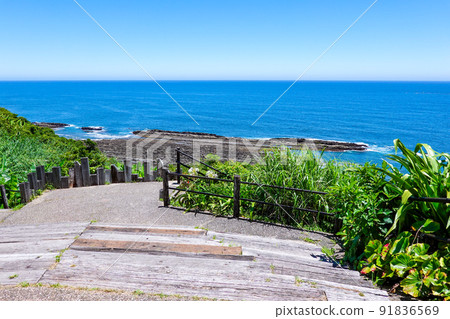 From the front of Road Station Phoenix, Nichinan Kaigan Oni no Washiwa (Miyazaki Prefecture) From the front of Road Station Phoenix, Nichinan Kaigan Oni no Washiwa (Miyazaki Prefecture) 91836569