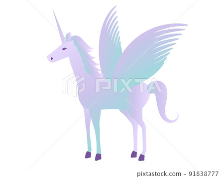 夢幻般的漸變色獨角獸 91838777