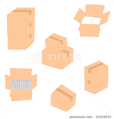 Cardboard vector illustration Cardboard vector illustration 91839035