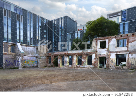 Past and present in Tallinn, Estonia 91842298