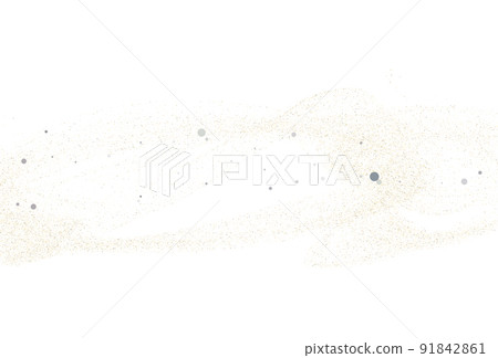 Light silver gold glitter confetti. Light background. 91842861