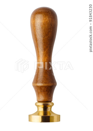 Bronze stamper with wooden handle Bronze stamper with wooden handle 91843230