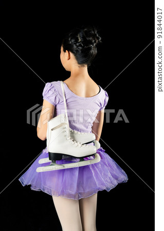 Girl with skates Figure skater Figure skating 91844017
