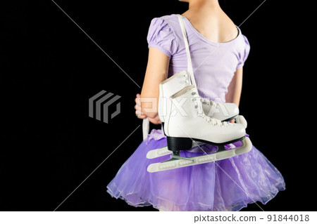 Girl with skates Figure skater Figure skating 91844018