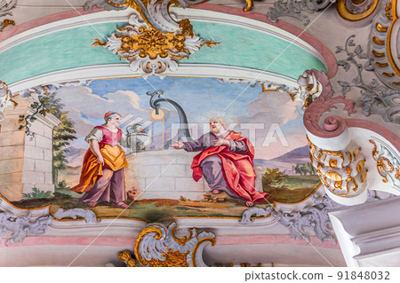 Wies church, Steingaden, bavaria, germany 91848032