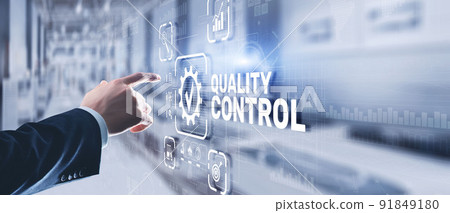 Quality control standards business technology concept Quality control standards business technology concept 91849180