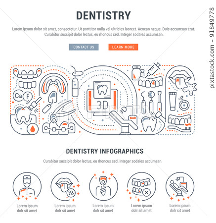 Vector Illustration of Dentistry. Vector Illustration of Dentistry. 91849778