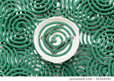 Mosquito coil, summer tradition, swirl 91856495