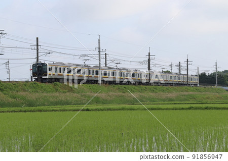 Utsunomiya Line E131 series (6-car train: Utsunomiya ⇔ Kuroiso) 91856947