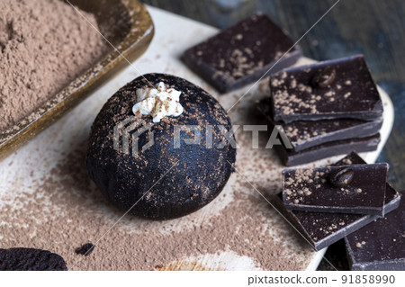 traditional Eastern European dish with cocoa and butter called Potato traditional Eastern European dish with cocoa and butter called Potato 91858990