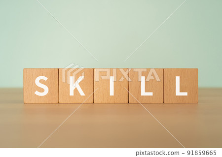 Skill image | Block with "SKILL" written on it Skill image | Block with "SKILL" written on it 91859665