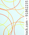 Red / orange / yellow lines / curves Red / orange / yellow lines / curves 91862235