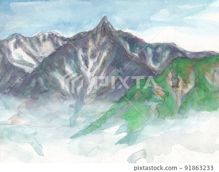 Yarihodaka mountain climbing 91863233