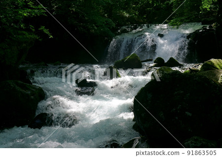 Tateshina Otaki in summer 91863505