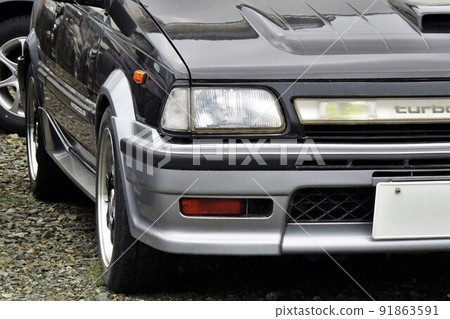 Car image Toyota car of the 1980s Toyota 3rd generation Starlet Turbo Car image Toyota car of the 1980s Toyota 3rd generation Starlet Turbo 91863591