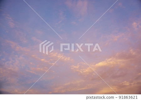 日落天空的漸變 91863621