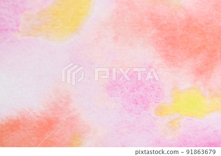 Background material / watercolor touch Japanese paper Chiyogami Background material / watercolor touch Japanese paper Chiyogami 91863679