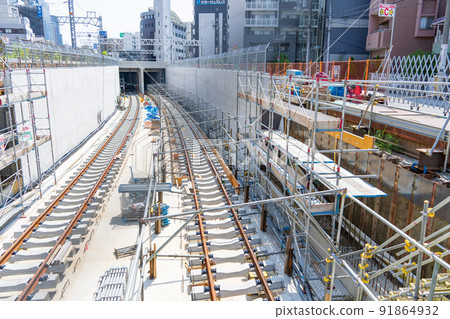 大阪市東海道線支線地下施工 91864932