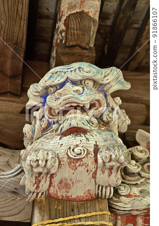 埼玉縣秩父市下吉田，前八幡宮本宮的守護神 91866107