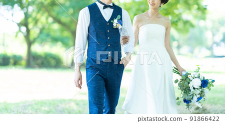 新娘婚禮新娘和新郎 91866422