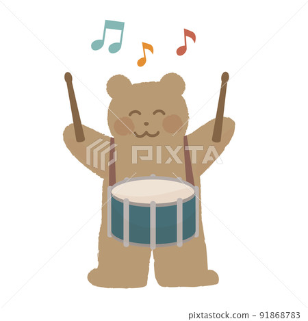 熊打鼓 熊打鼓 91868783