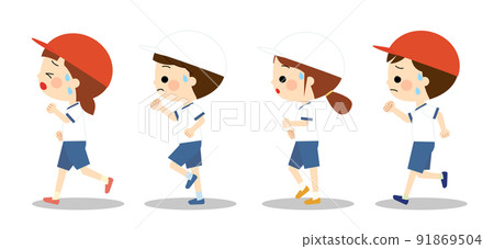 穿運動服看起來有點辣的孩子 穿運動服看起來有點辣的孩子 91869504