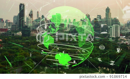 Green city technology shifting towards sustainable alteration concept Green city technology shifting towards sustainable alteration concept 91869714