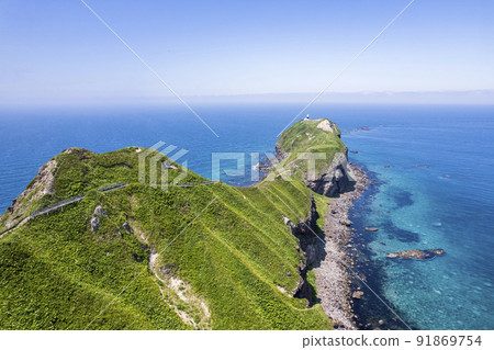北海道神威岬（鳥瞰圖） 91869754