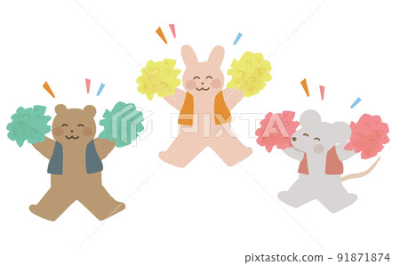 支持的動物 91871874