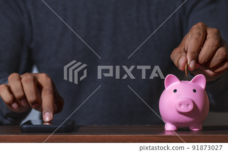 Online Banking And Internet Banking Savings Concept Online Banking And Internet Banking Savings Concept 91873027