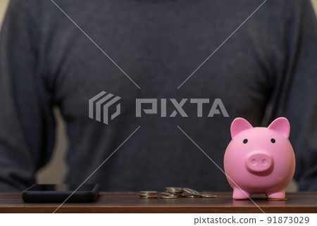 Save money and account banking for finance concept Save money and account banking for finance concept 91873029