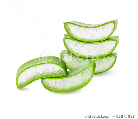 Aloe Vera isolated on white background 91873051